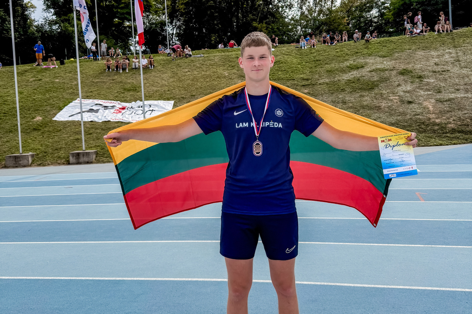 Klaipėdietis Vilius Navickas – Europos vaikų žaidynių medalininkas