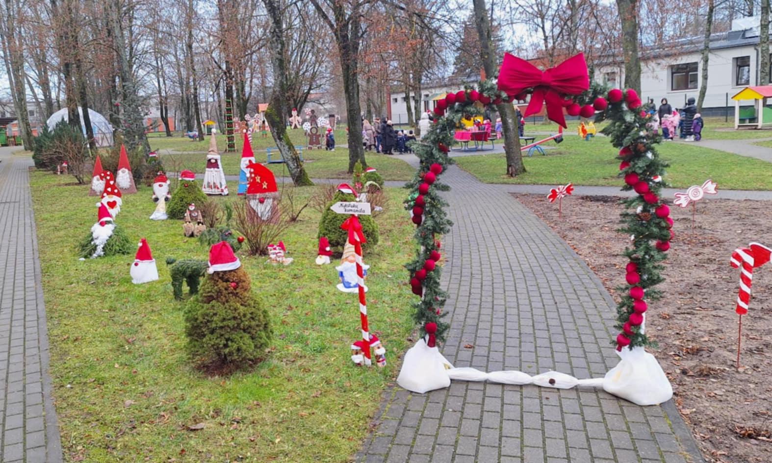 Klaipėdos lopšelis-darželis erdvę pavertė pasakų kiemu