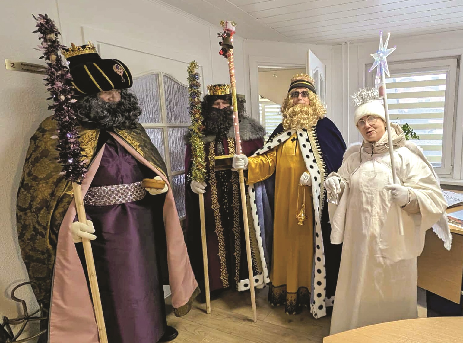 Miestą aplankė Trys Karaliai