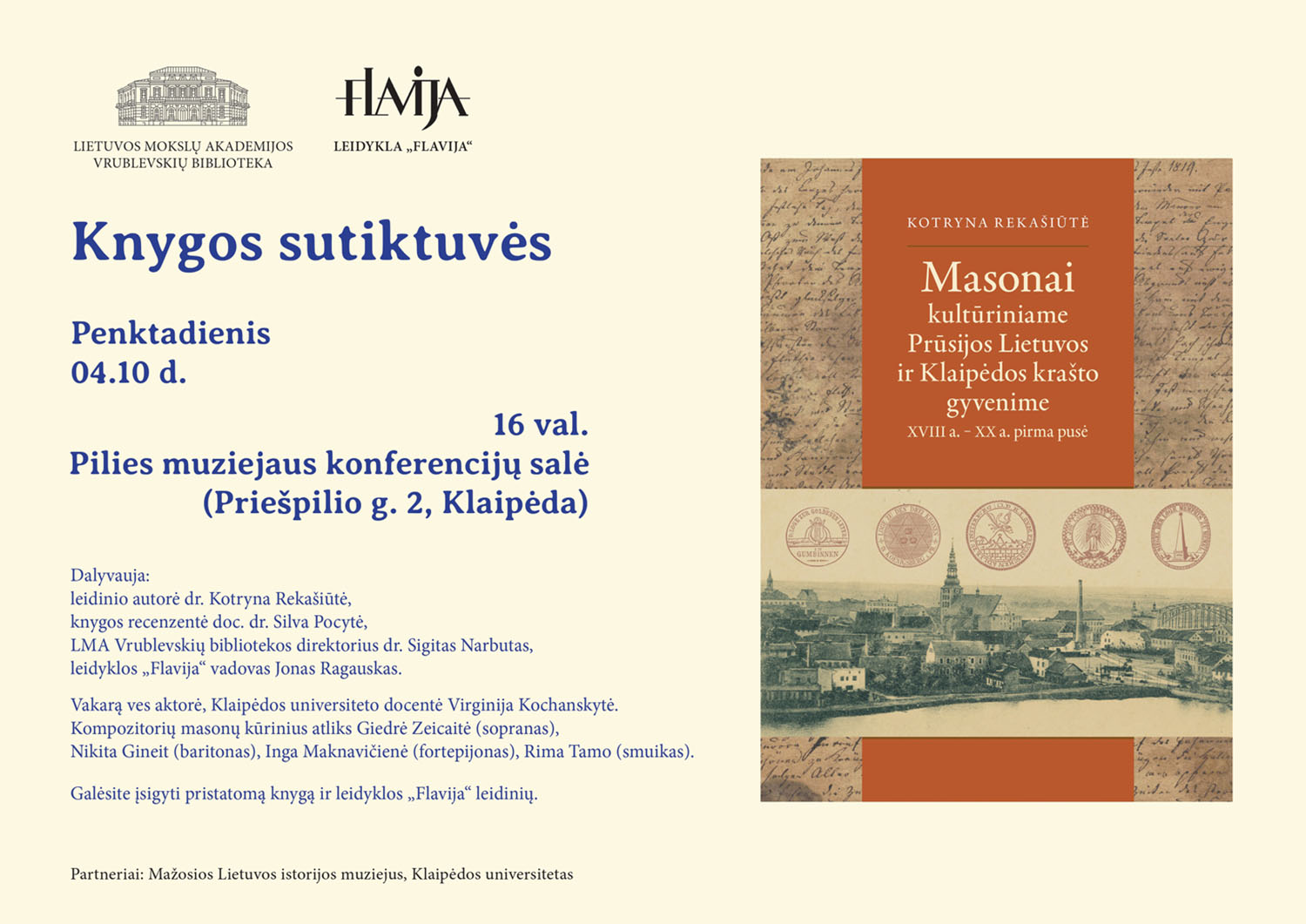Knyga apie Prūsijos Lietuvos ir Klaipėdos krašto masonus