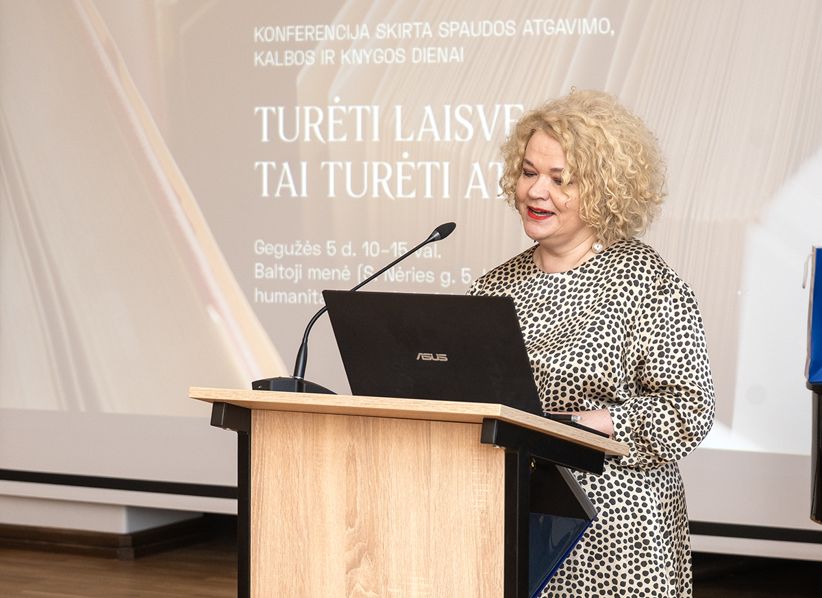 Renginyje – apie laisvą žodį ir atmintį