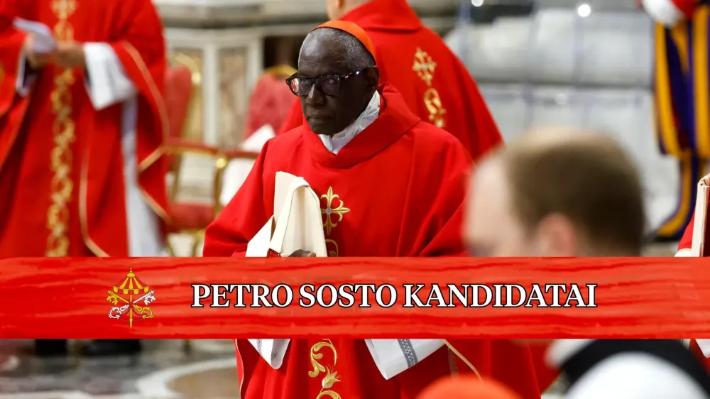 Kas iš konklavos išeis kaip popiežius? Kardinolas Robertas Sarah