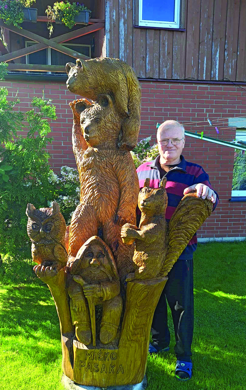 Meistro rankose medis tampa dovana miesteliui ir grožį mylintiems žmonėms