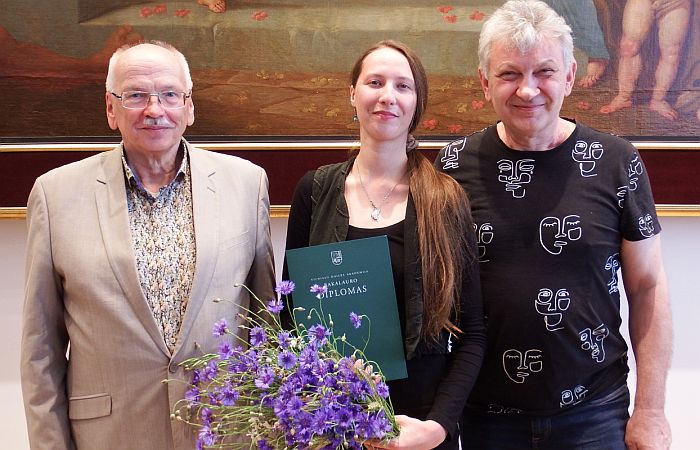 Įteikta jubiliejinė profesoriaus dr. Adomo Butrimo premija