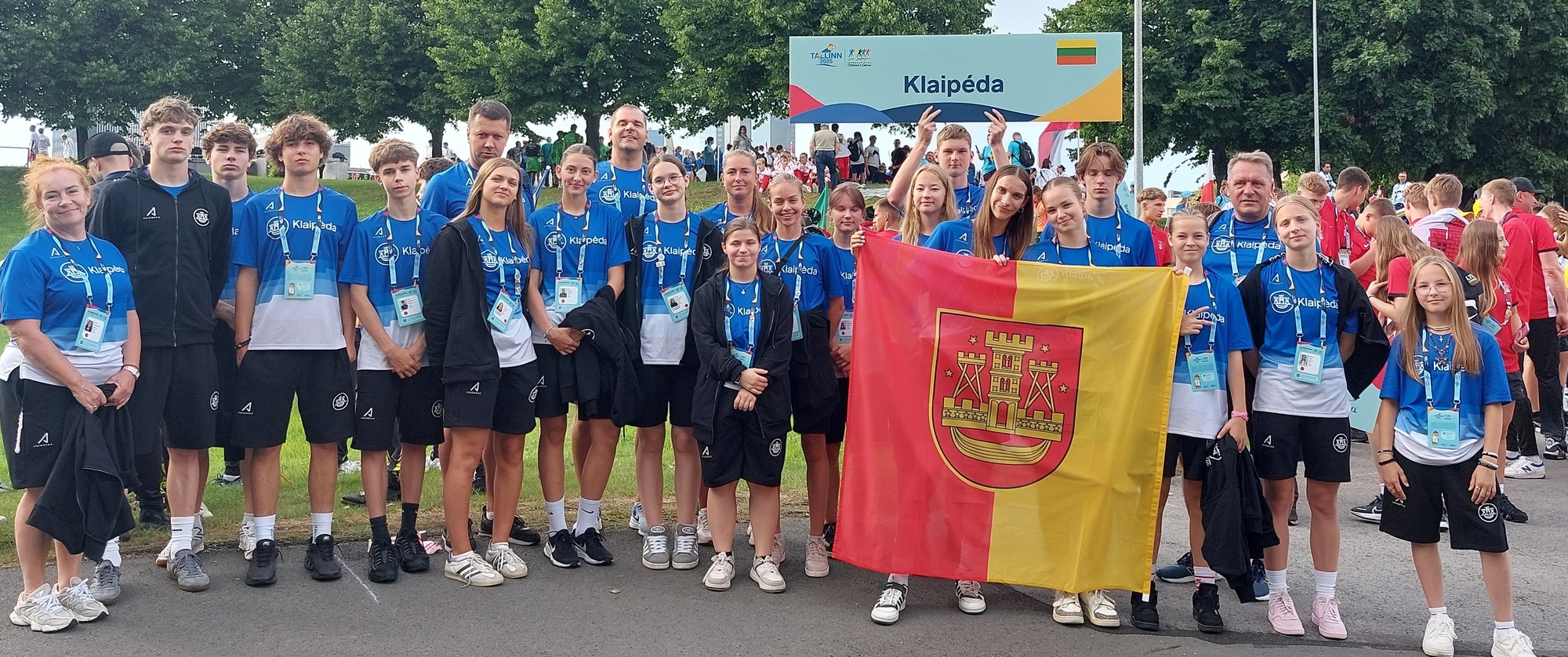 Iš žaidynių Taline – su medaliais