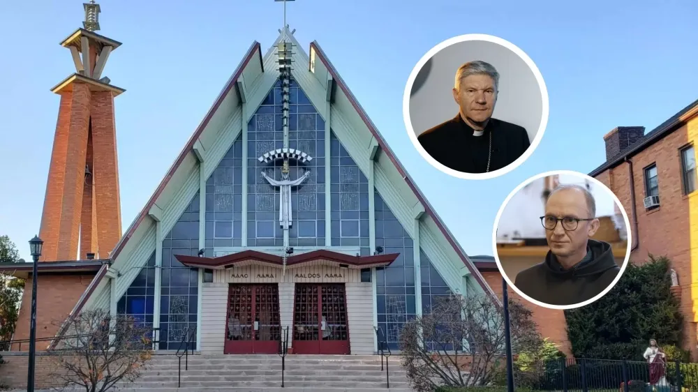 Arkivyskupas L. Virbalas apie planuojamą uždaryti lietuvišką bažnyčią Niujorke: nepaliksime jos likimo valiai