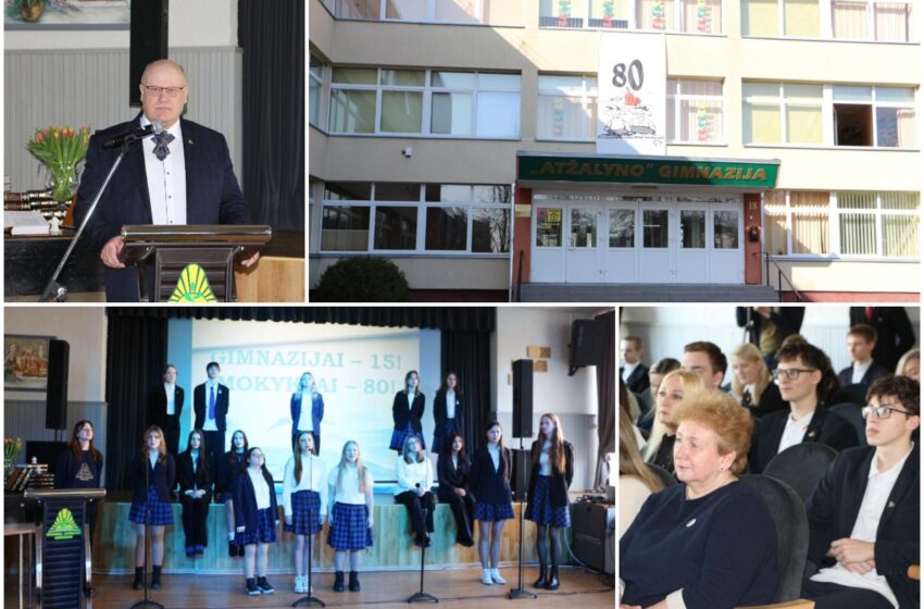 80 „Atžalyno“ metų: nuo mergaičių gimnazijos karo pabaigoje iki modernios švietimo įstaigos šiandien