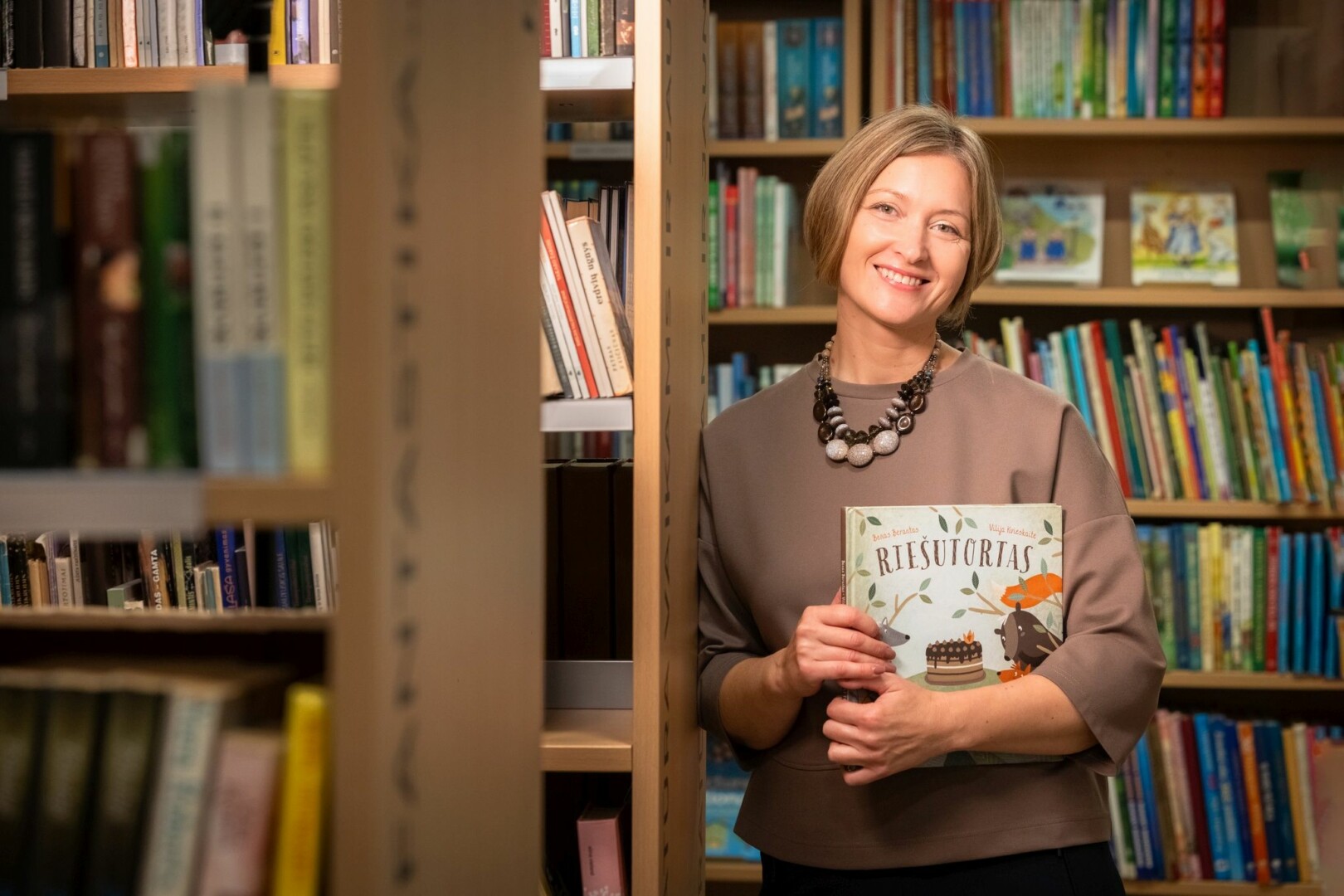 Bibliotekininkė Malvina: be šypsenos viskas būtų per rimta