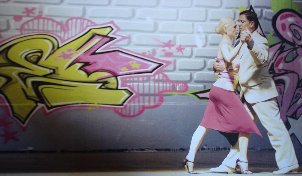 Tango šoks Klaipėdos geležinkelio stotyje