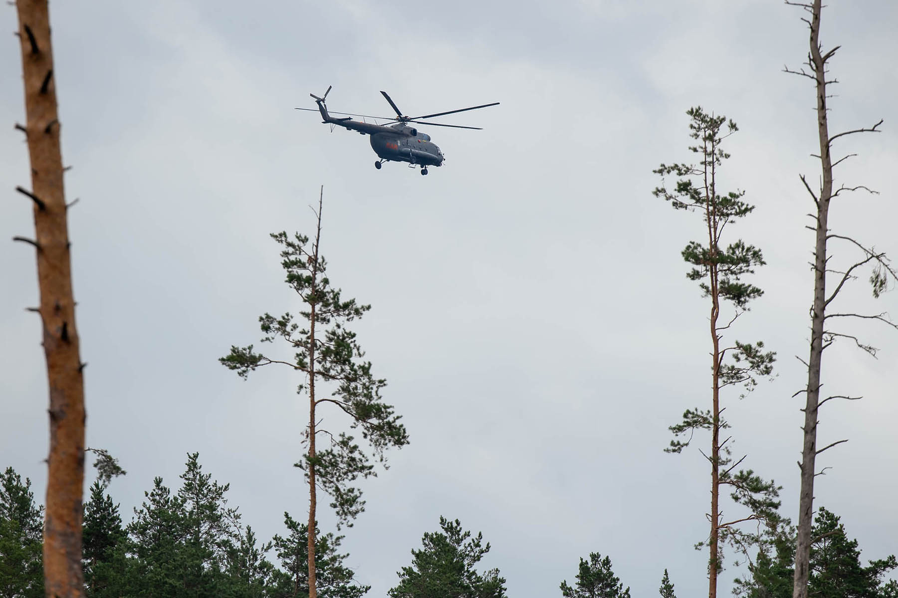 Nadal trwają poszukiwania drona z Białorusi
