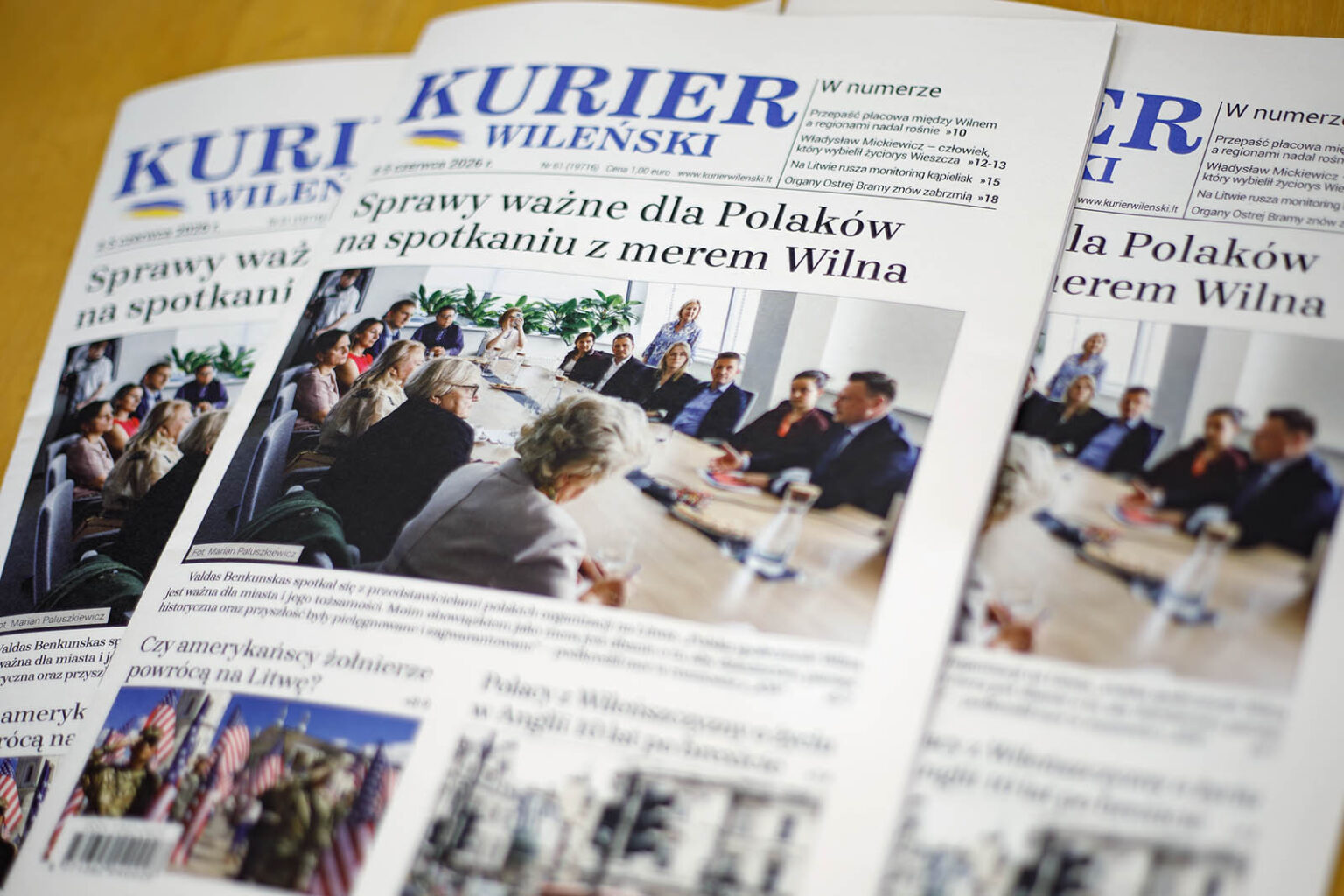 Sprawy ważne i aktualne dla Polaków na spotkaniu z merem Wilna