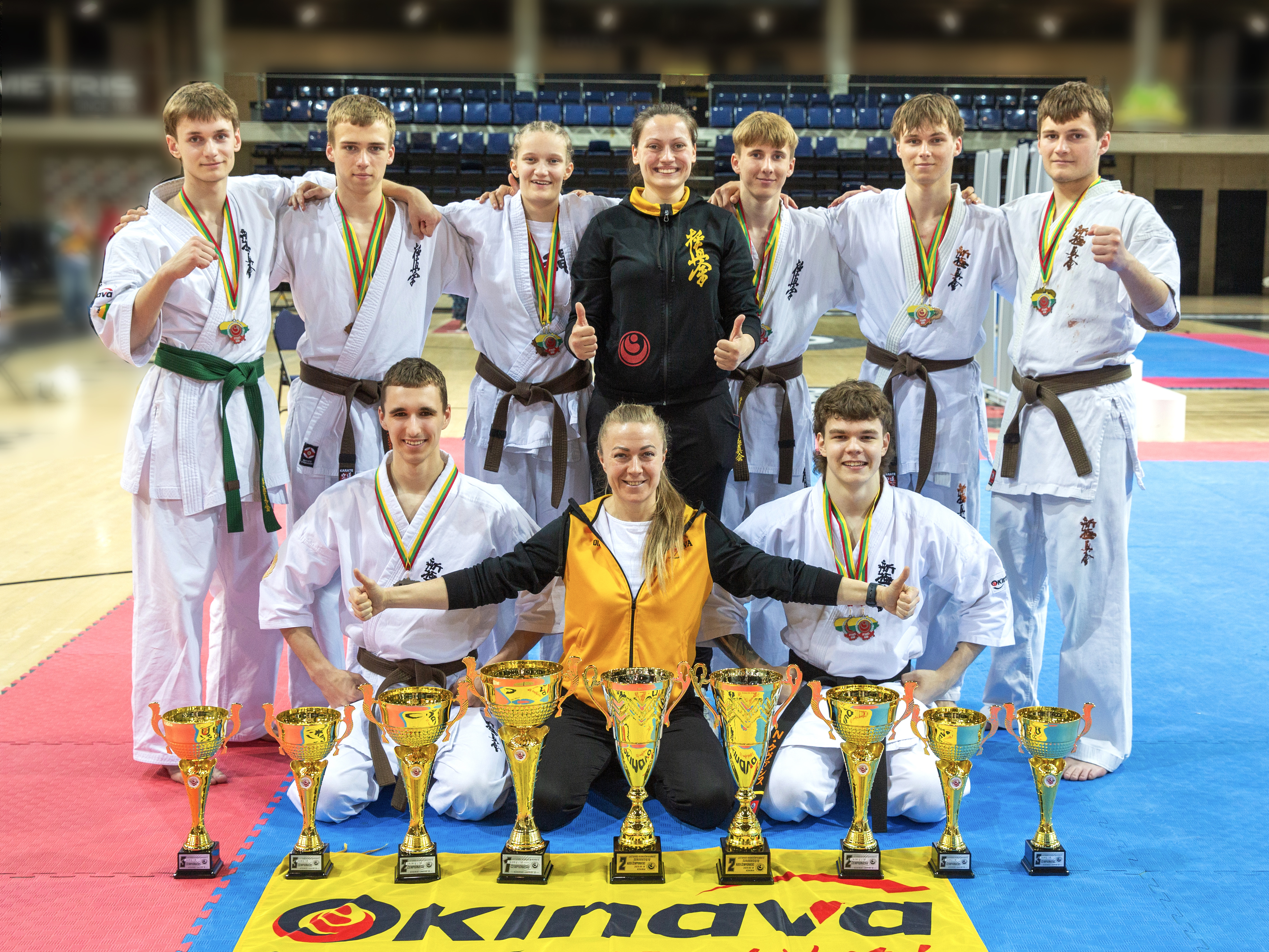 „Okinavos“ sportininkai – vėl su medaliais