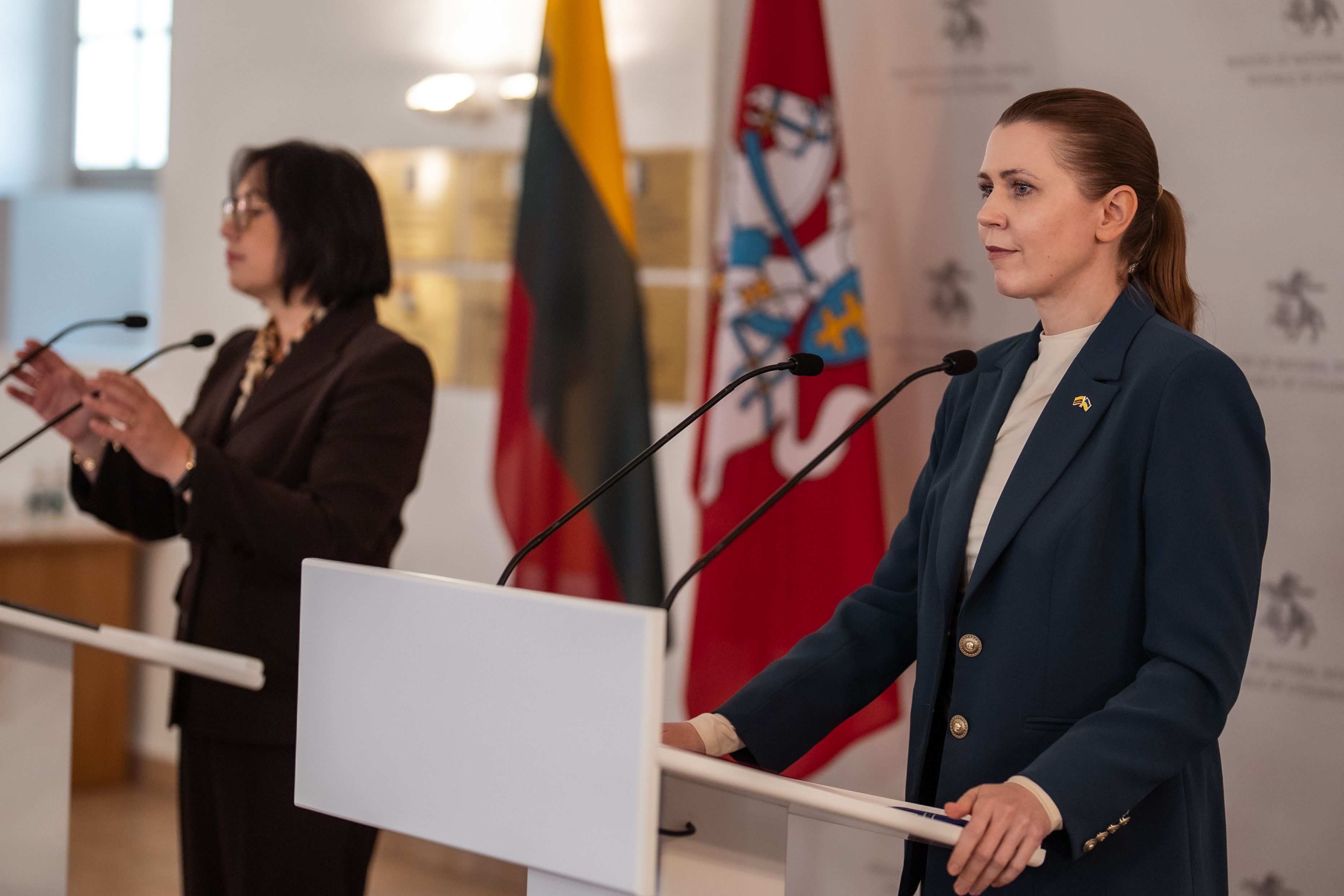 Ministrė Dovilė Šakalienė:„Jokia informacija apie grėsmes nuo piliečių nėra ir nebus slepiama“