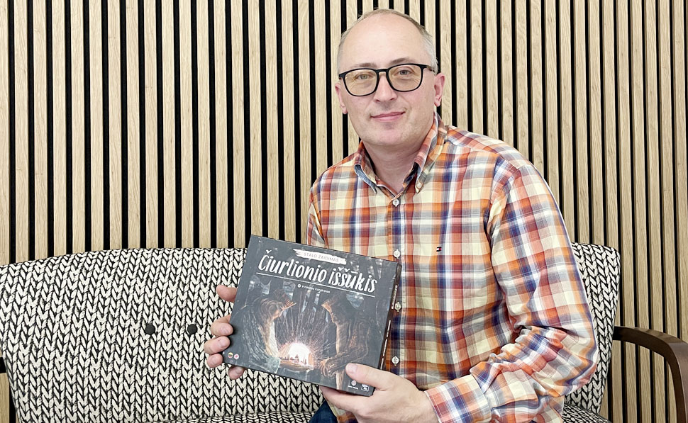 Žymiausias Lietuvos menininkas tapo stalo žaidimo herojumi