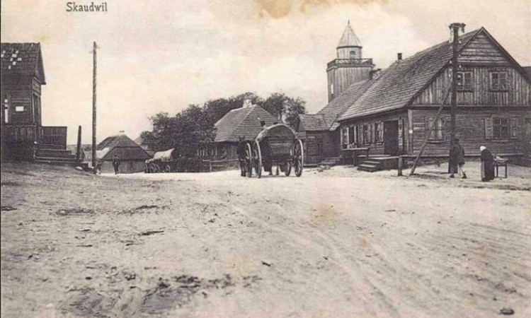 Skaudvilės raida nuo ankstyvųjų istorinių užuominų iki XX amžiaus vidurio