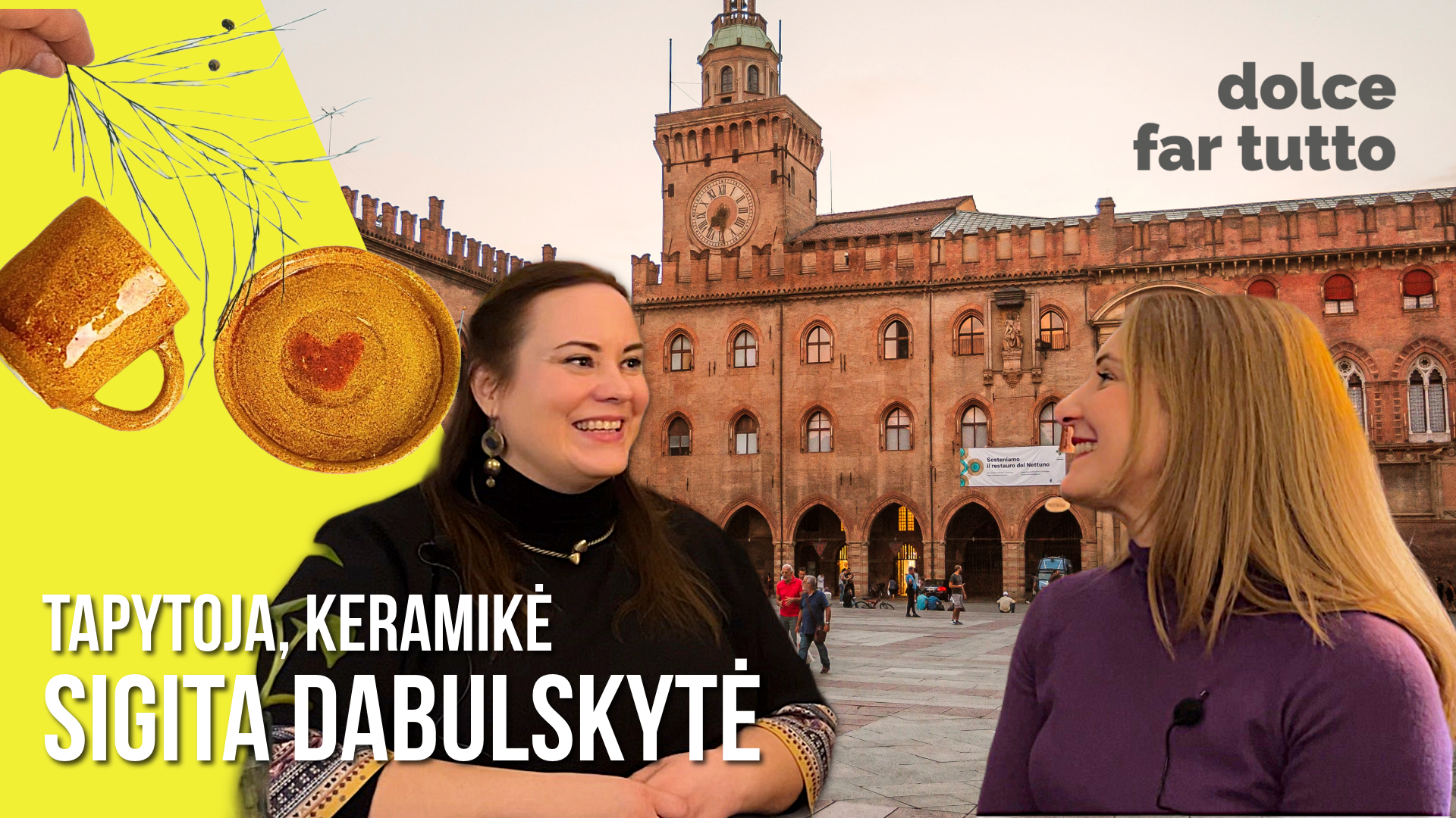 Bolonijoje gyvenanti keramikė Sigita: kai mes kūrėme raugo keramiką, italai jau turėjo Da Vinčį