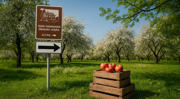 „Užsukime į…“.  Tado Ivanausko Obelynė. „Čia galima pamiršti laiką ir atrasti save“