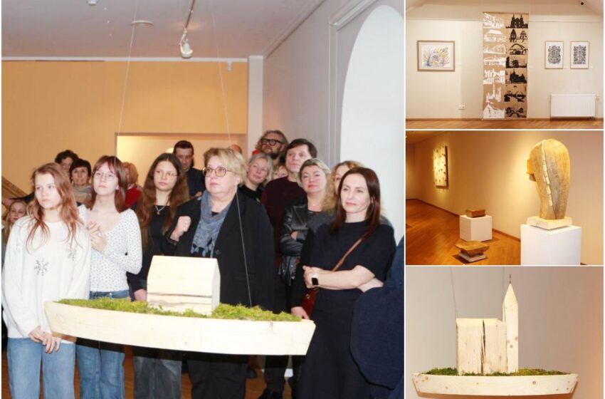 Galerija viena, parodos dvi: „levituojantys“ laivai, medžio meistrystė ir odė miestui