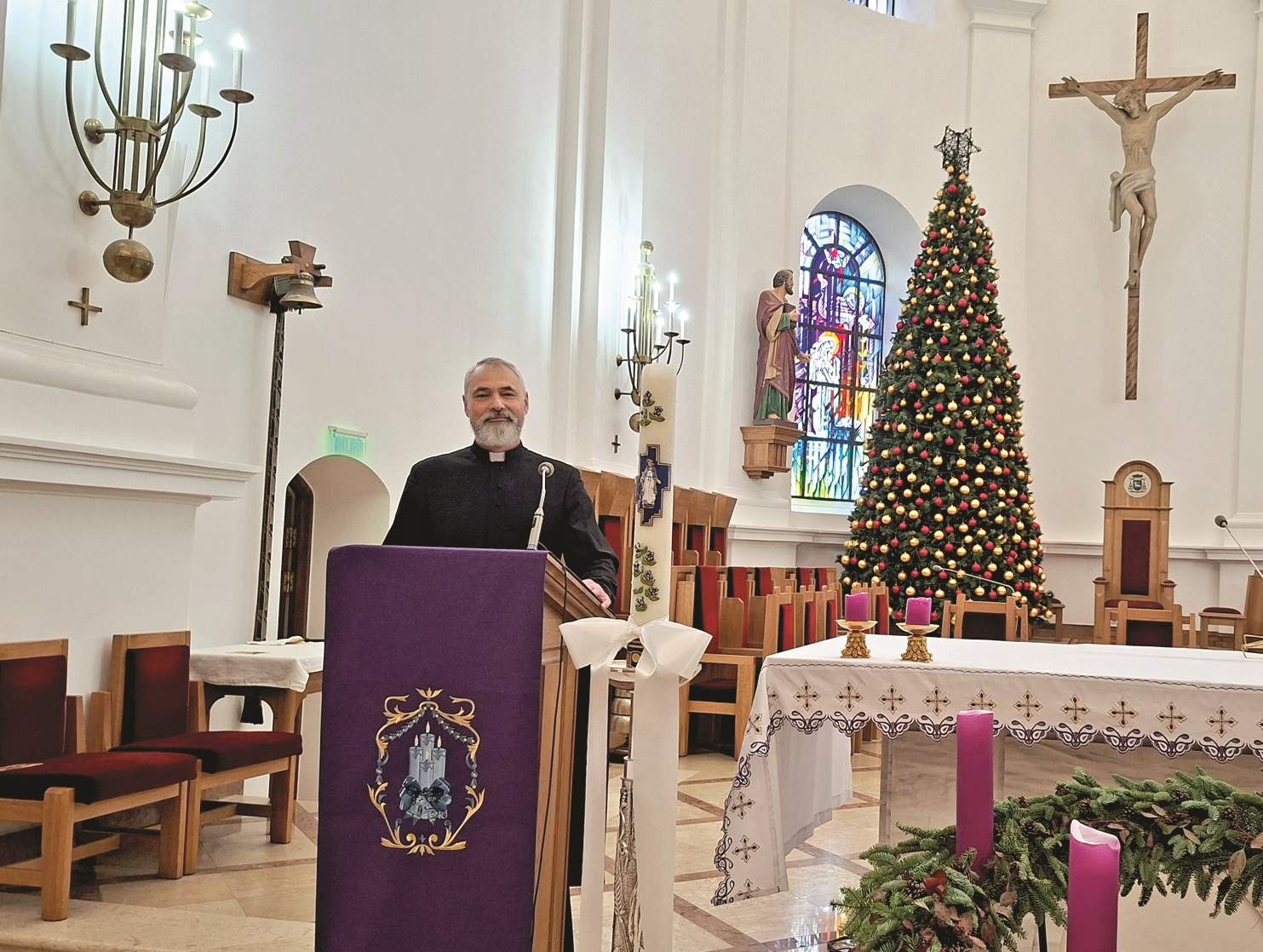 „Esu laimingas aukodamas šv. Mišias“