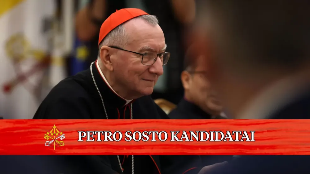 Kas iš konklavos išeis kaip popiežius? Kardinolas Pietro Parolinas