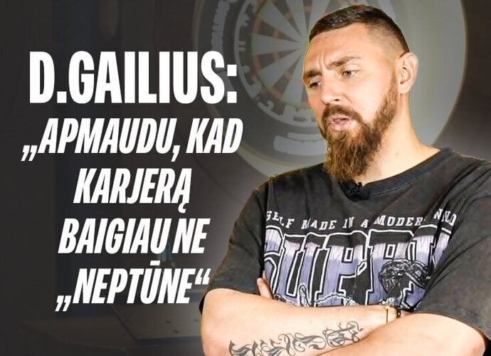 D.Gailius: apie „Žalgirio“ pasiūlymą, žaidimą kriziniame „Ryte“, rinktinę ir apmaudą dėl karjeros finišo