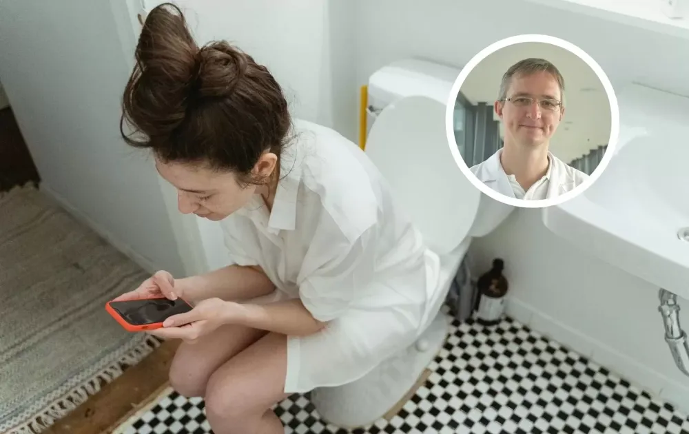 Į tualetą nešatės telefoną? Didinate riziką susirgti hemorojumi