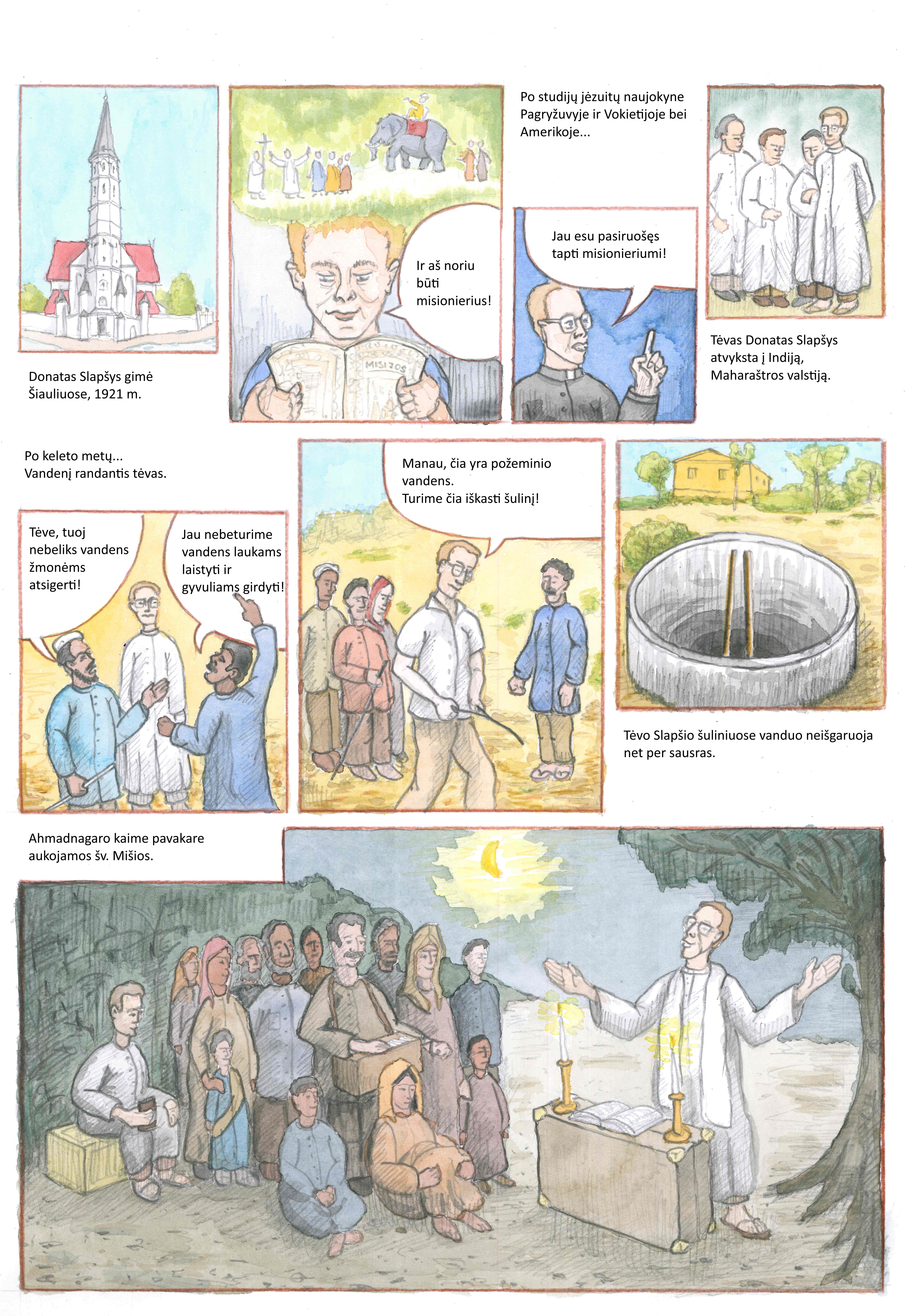 Tėvas Donatas Slapšys Indijoje