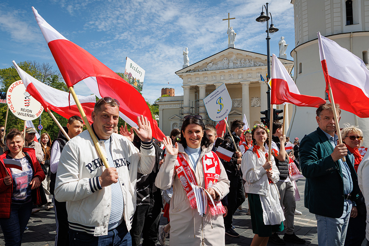Święto całego miasta. Dobrze zorganizowana Parada Polskości 2025 przeszła ulicami Wilna