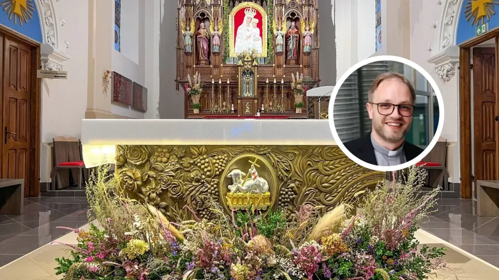 Vilties Motinos titulas ir karūnos Krekenavos Dievo Motinai. Pokalbis su kunigu G. Jankūnu apie Žolinės atlaidus