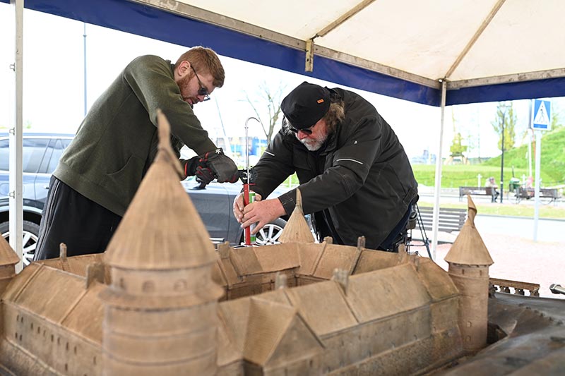 Skulptūra atskleis, kaip atrodė Klaipėdos pilis praeityje