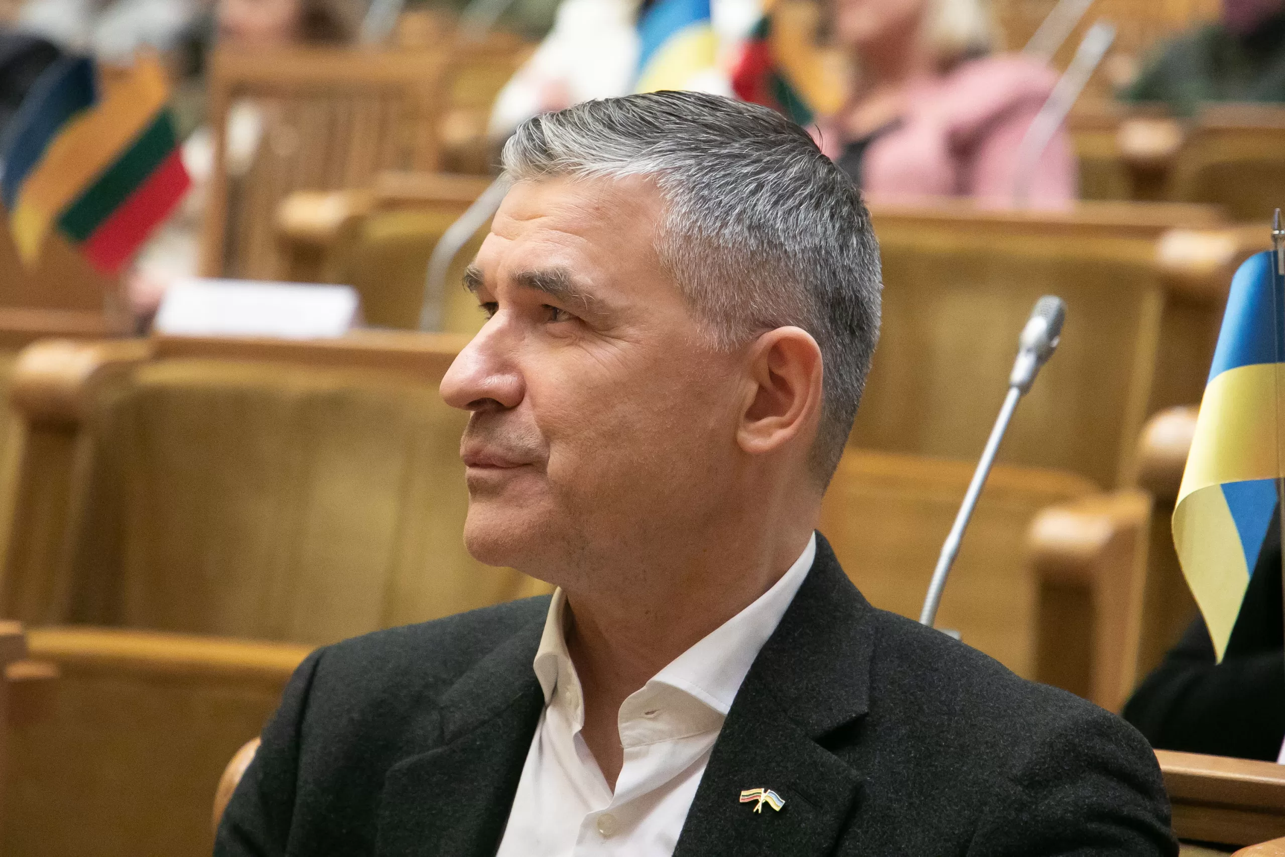 A. Medalinskas: dabar kiekvienas palinkėjimas Ukrainoje baigiasi žodžiu „taika“