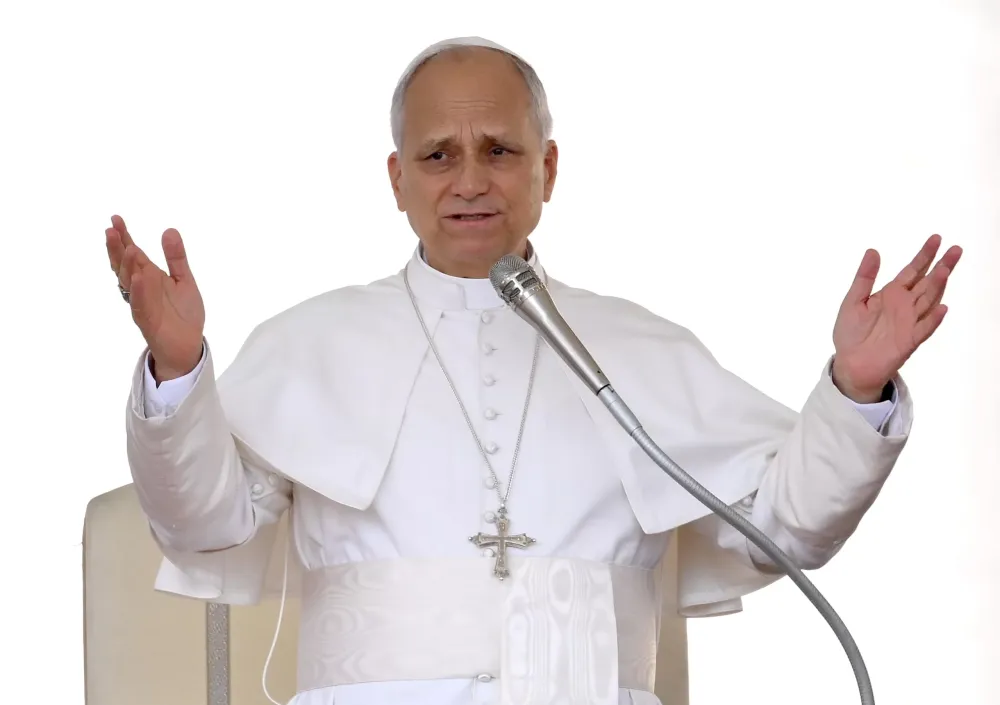 Popiežius Leonas XIV apie Gazą, Kiniją ir JAV