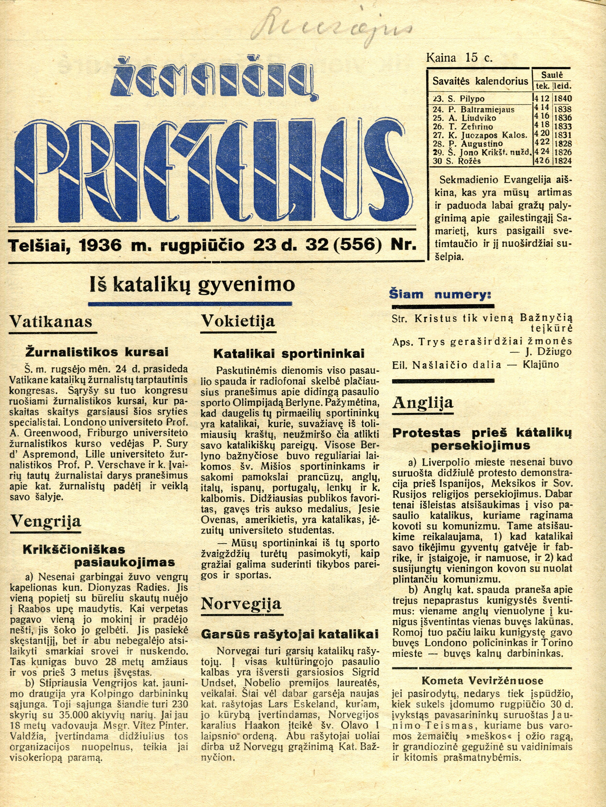 „Žemaičių prietelius“ – laikraštis, kūręs modernaus žemaičio tapatybę