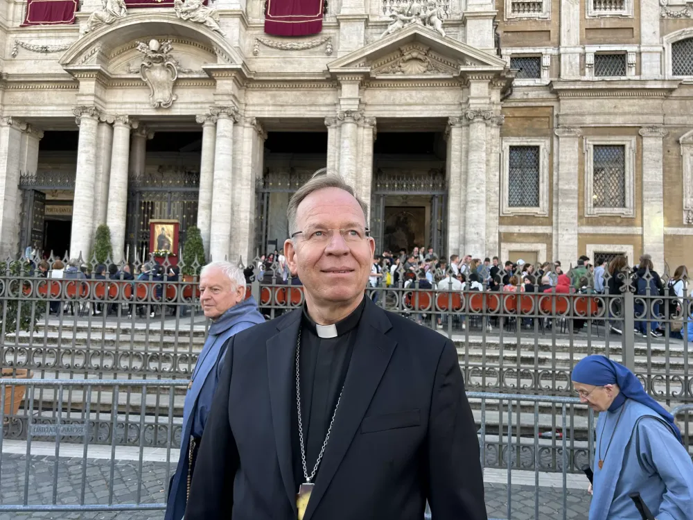 Vilniaus arkivyskupas G. Grušas: naujasis popiežius pradėjo pontifikatą kalbėdamas apie taiką ir teisingumą