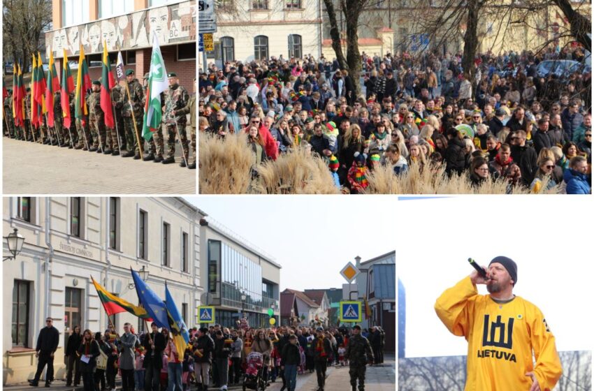 Laisvės sukaktis suvienijo Kėdainių bendruomenę