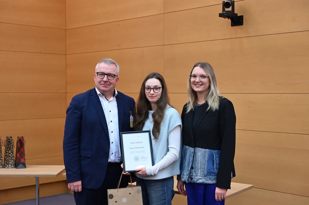 KU studentė triumfavo nacionaliniame konkurse