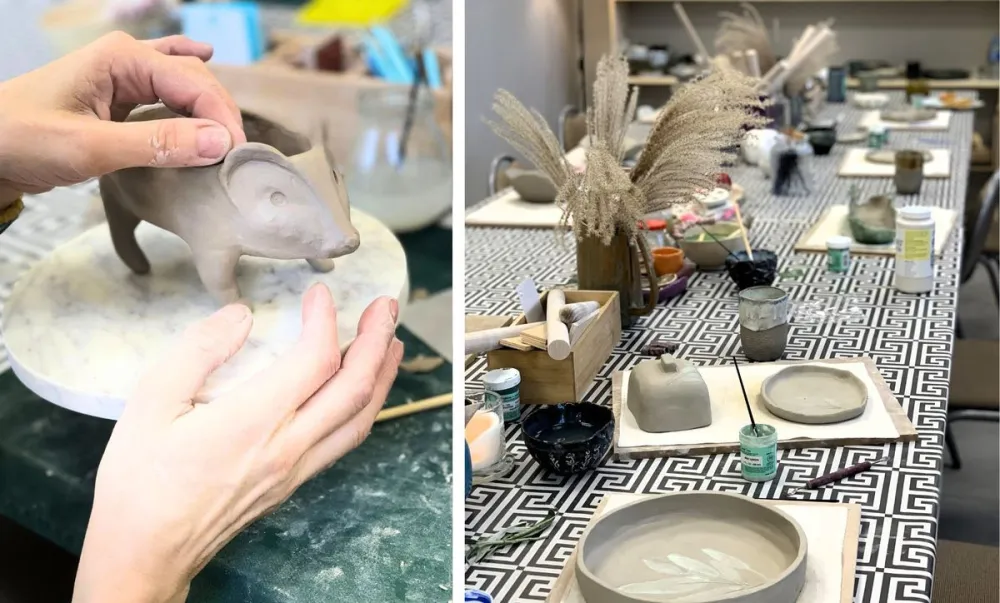 Plungėje duris atvėrė keramikos studija „Insula“