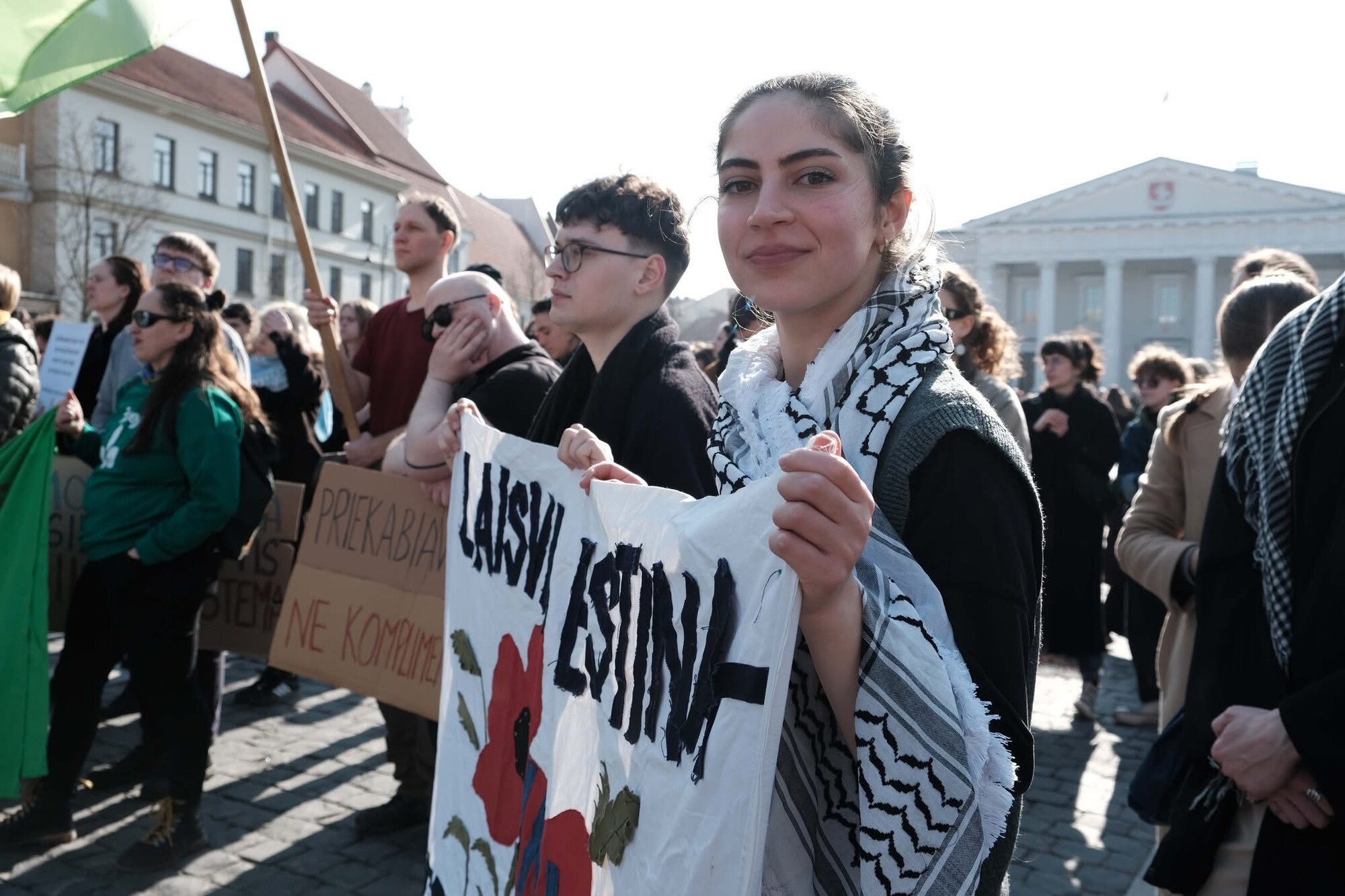 Palestinietė: pasaulis turėtų sustoti