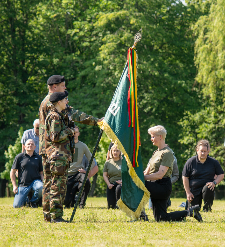 Gargžduose šaulių sąskrydyje-žaidynėse vienybės dvasioje prisiekė nauji nariai