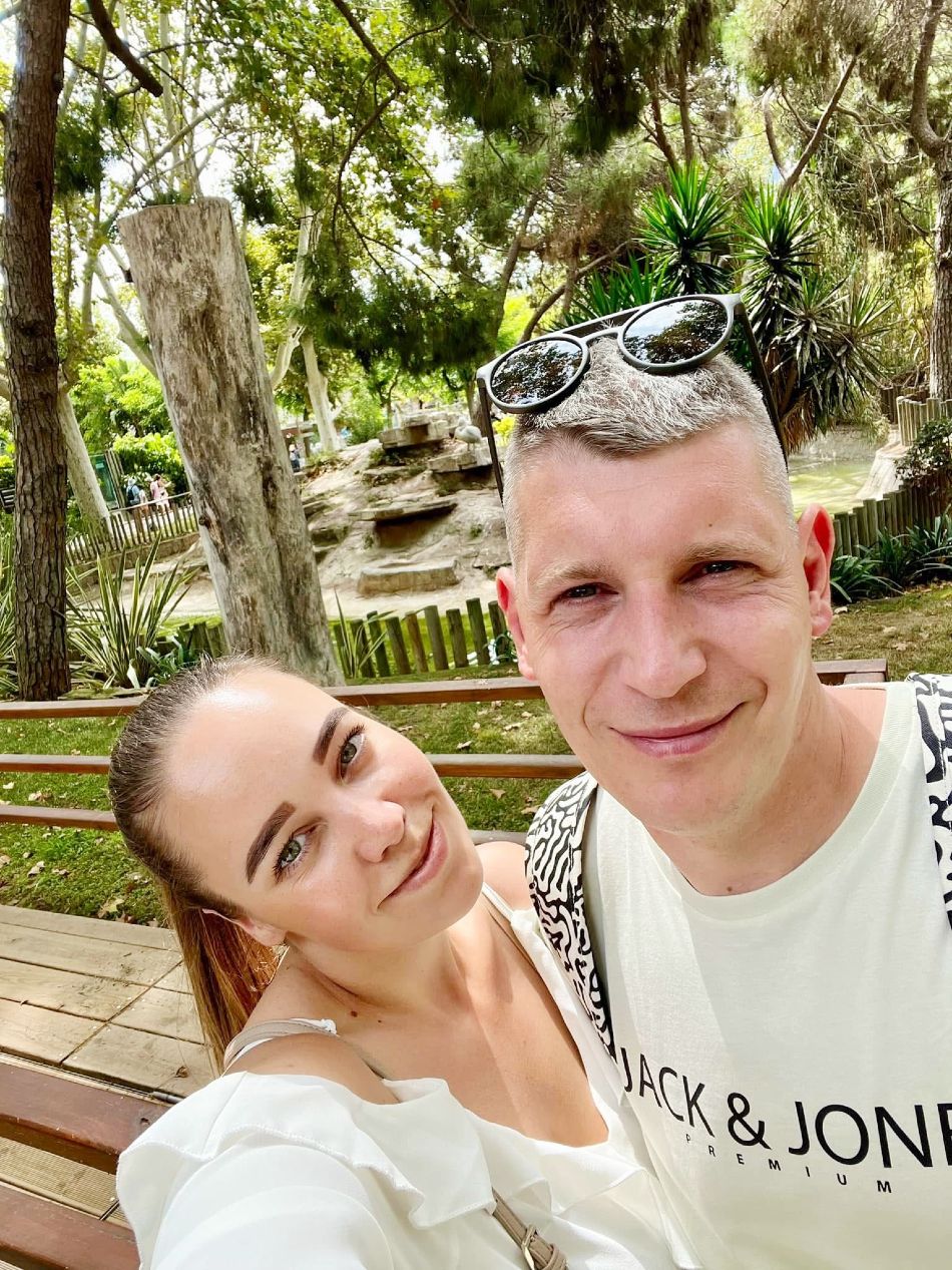 Greta Stundžienė su vyru Mariumi./Asmeninio archyvo nuotr.